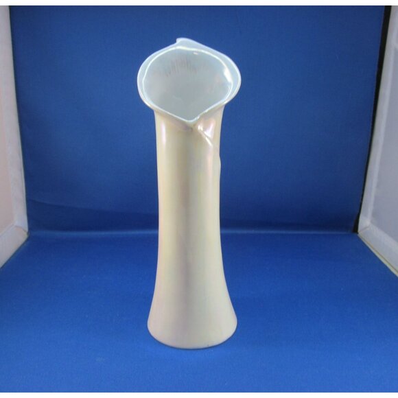 Vintage Lusterware Jack in the Pulpit "Calla Lily" Vase Signed F.T.D.A - Picture 11 of 11